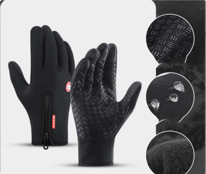 Winter Gloves Touch Screen Riding Motorcycle Sliding Waterproof